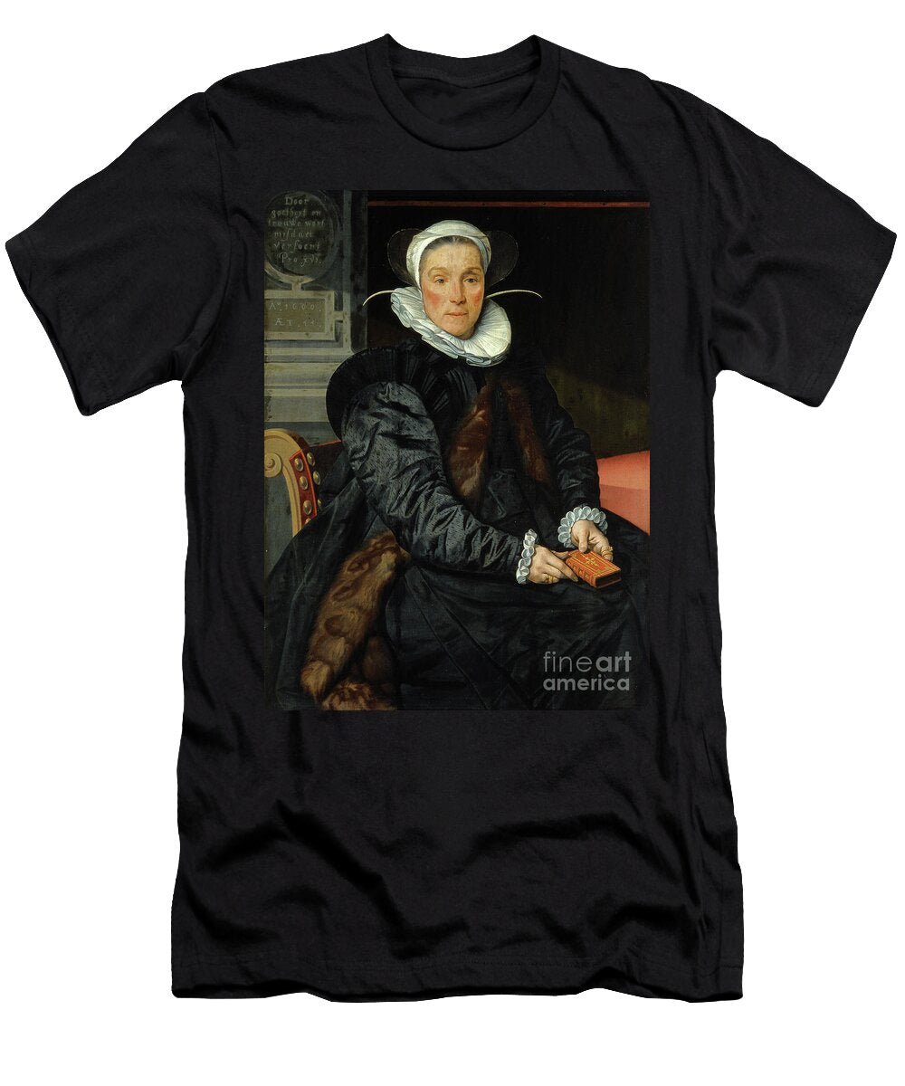 Portrait of Susanna Taymon Wife of Christoffel Roels 1600 Pieter I Pietersz T-Shirt