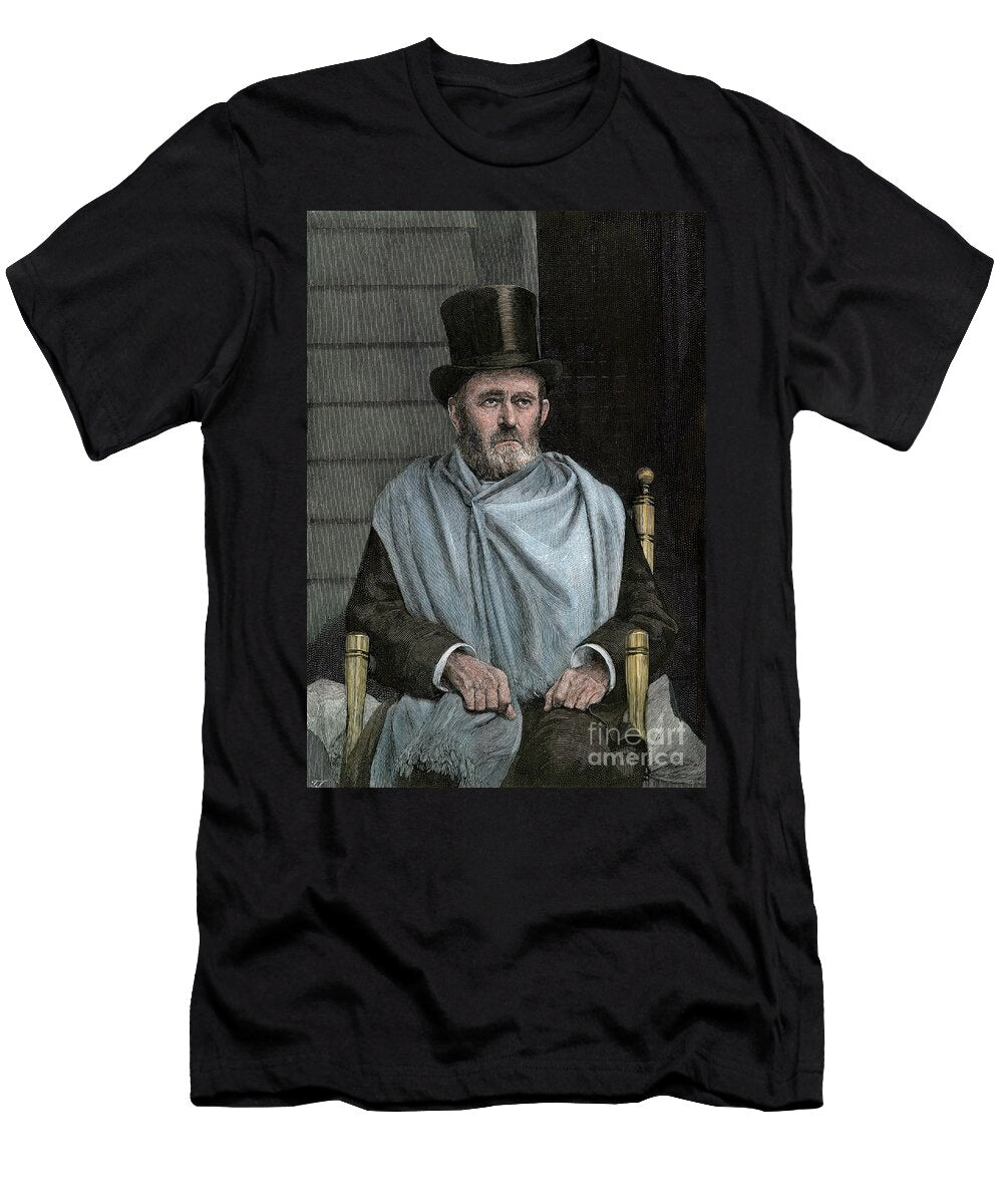Portrait of Ulysses Grant During the Fatal Illness At Mount Mcgregor Ny American School T-Shirt