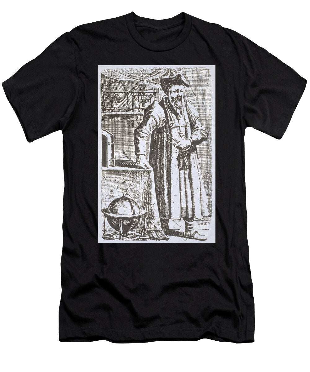 Portrait of William Postel 1510 81 From His De Universitate Leyden 1643 Illustrated in History of Magic Dutch School T-Shirt
