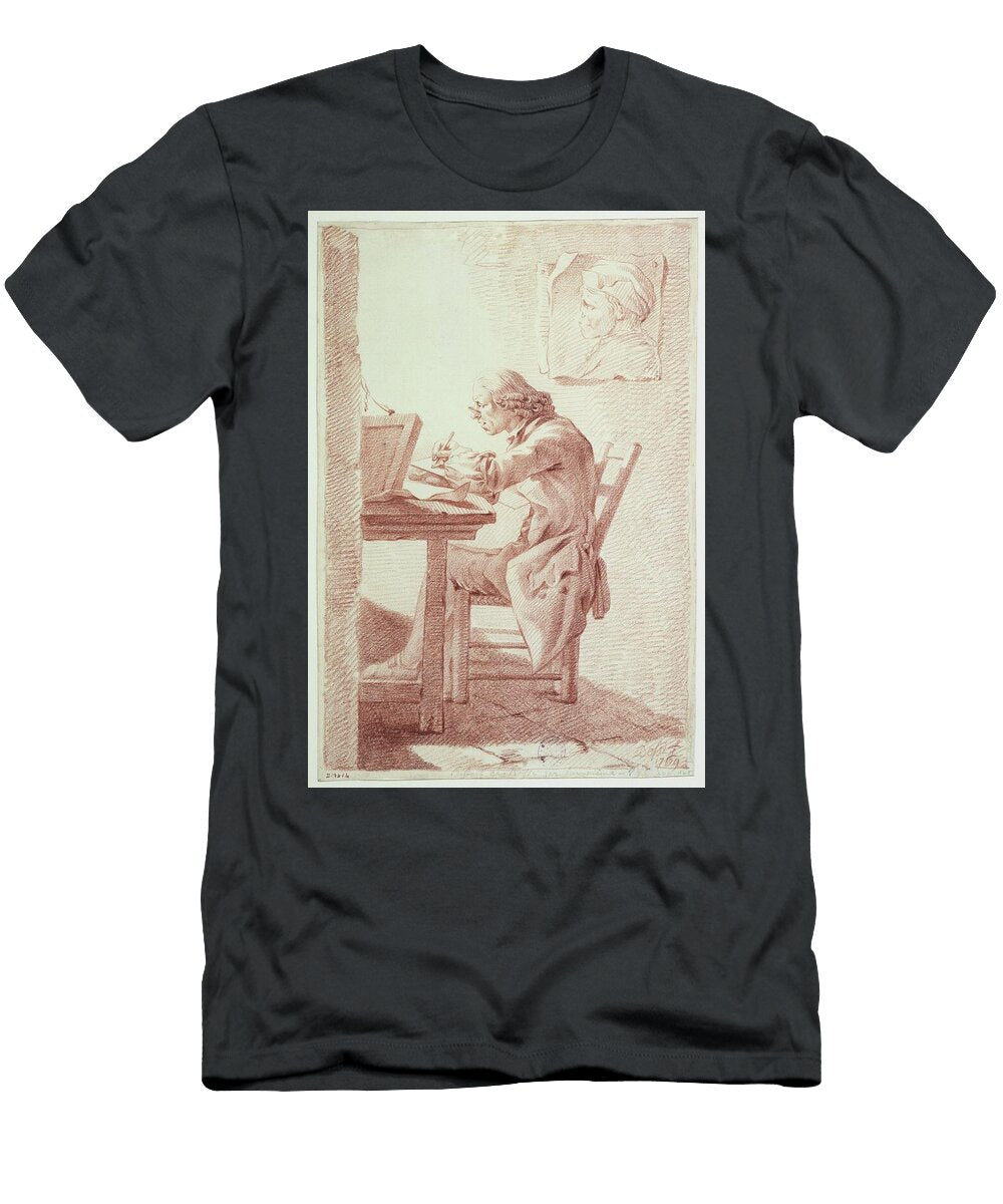 Portrait Presume De Lartiste Benigno Bossi T-Shirt