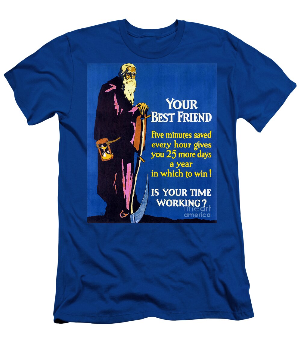 Poster After the Great Crisis of 1929 Encouraging Savings and Entrepreneurship American School T-Shirt