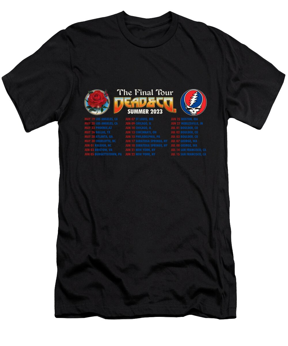 Poster the Final Tour Dead and Co Summer Dates 2023 Ar01 Nugraha Damanik T-Shirt