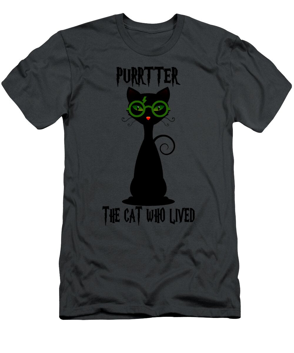 Potter Cats Cute Harry Pawter Kitten Y8hya Khau Quan Ho T-Shirt