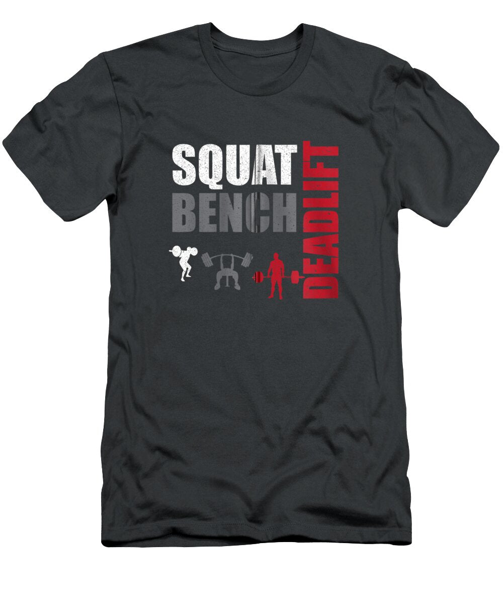 Power Lifting Squat Bench Deadlift Weightlifting Easter Sunday Devyn1peggy T-Shirt