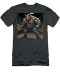 Powerful Rhino Stands Ready to Fight in a Gym Roberta Remy T-Shirt