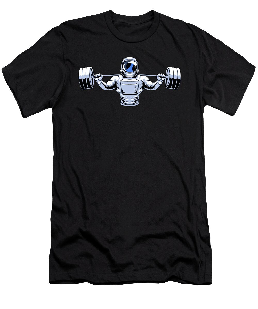 Powerlifter Workout Gym Fitness Powerlifting Crazy Squirrel T-Shirt