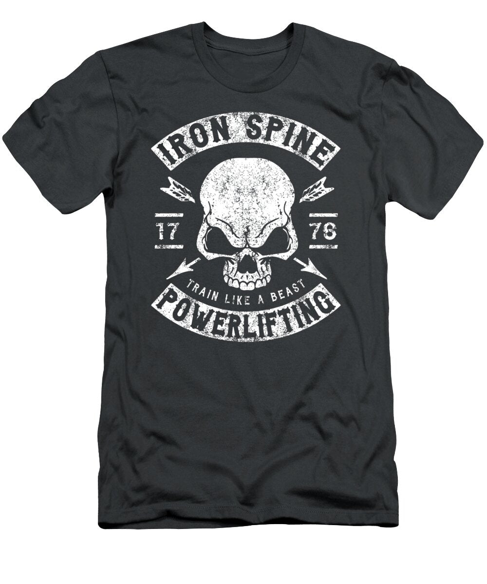 Powerlifting Long Train Like a Beast Gym Aayusd Sama T-Shirt