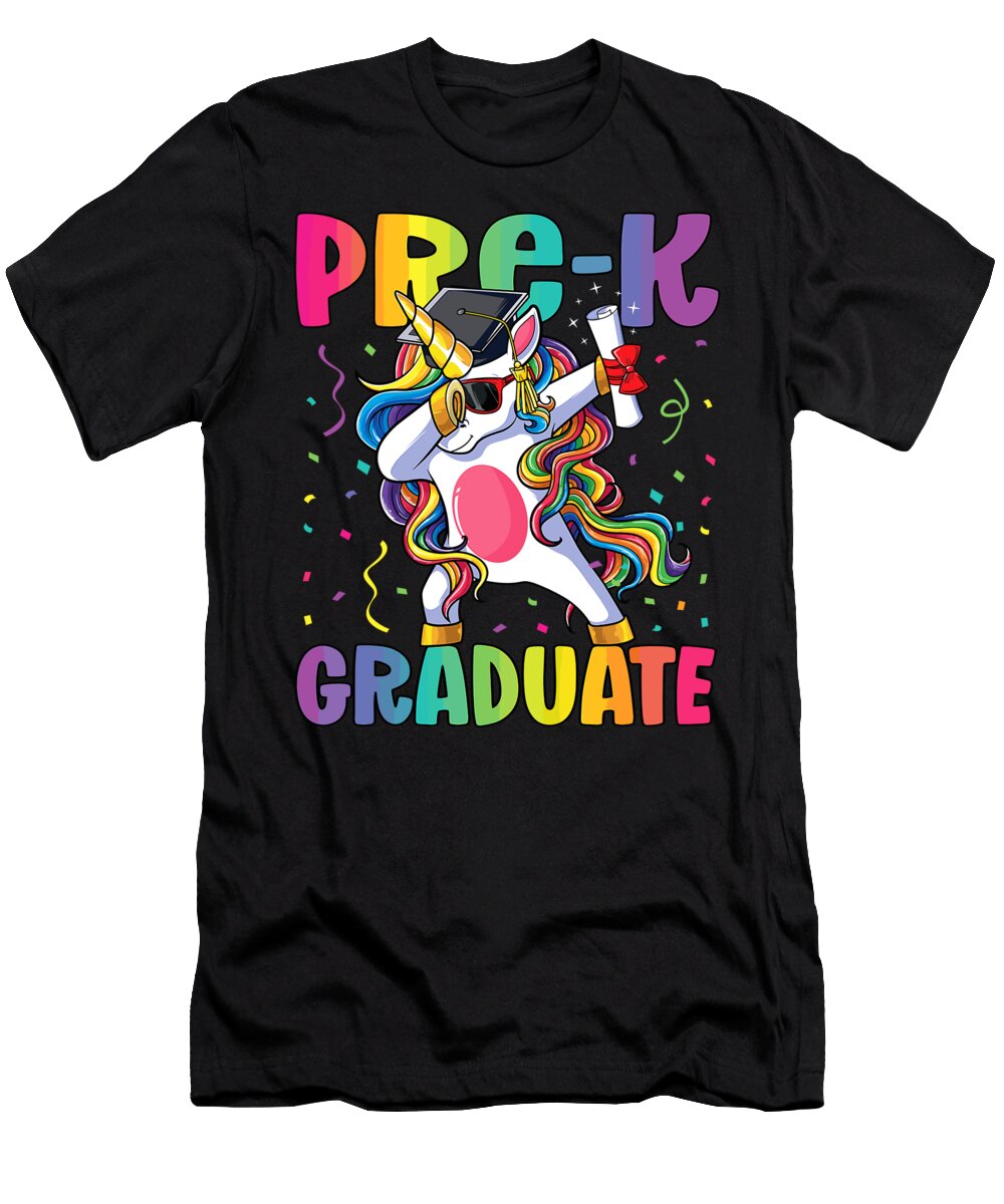 Pre Kindergarten Graduation Dab Dabbing Unicorn Pre K 1 T-Shirt