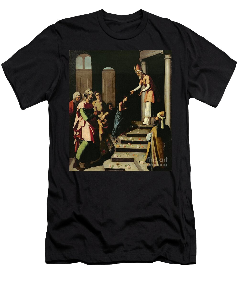 Presentation of the Virgin in the Temple Francisco De Zurbaran T-Shirt