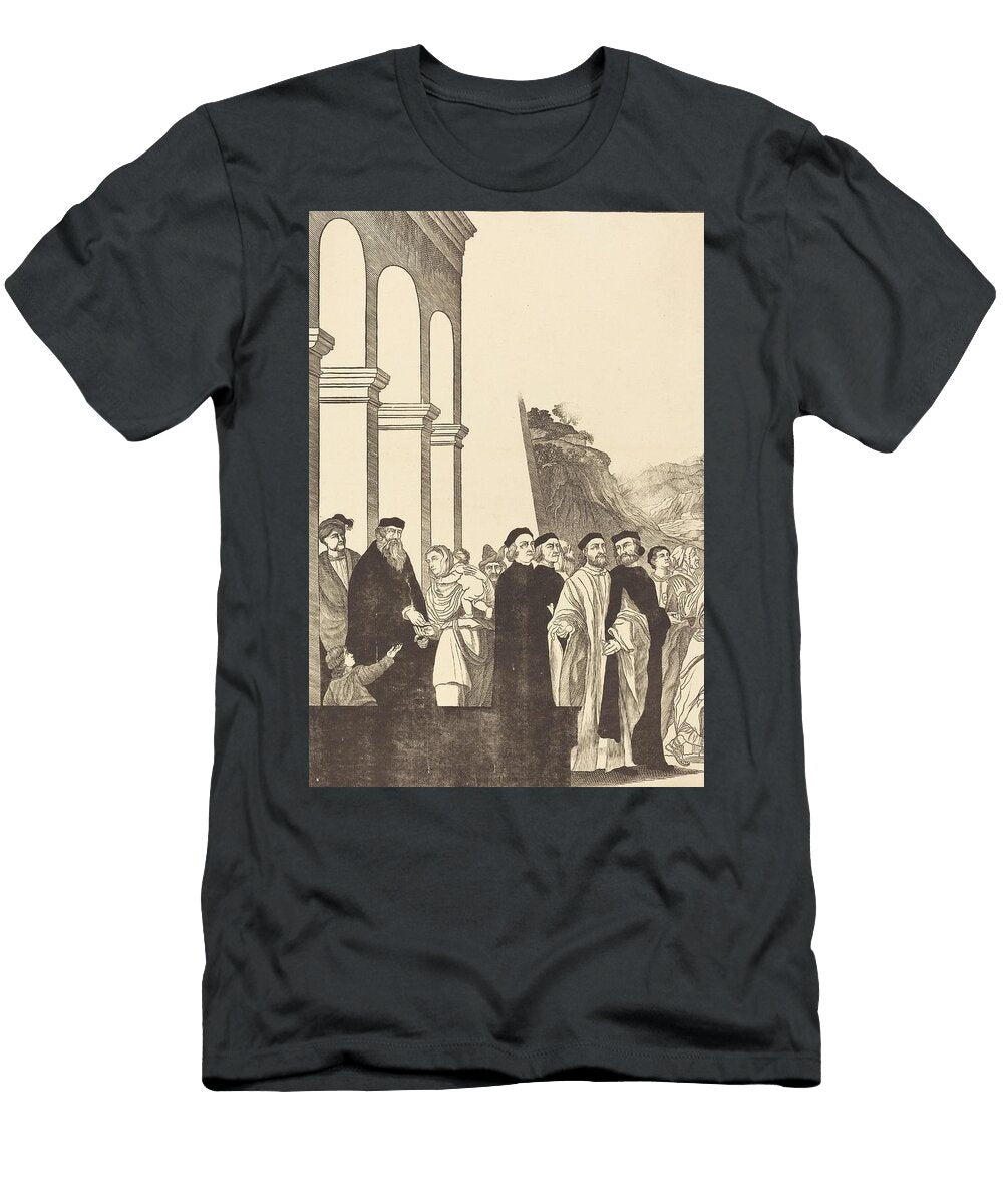 Presentation of the Virgin in the Temple Left Plate Art John Baptist Jackson English C T-Shirt