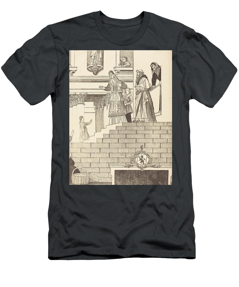 Presentation of the Virgin in the Temple Right Plate Art John Baptist Jackson English C T-Shirt