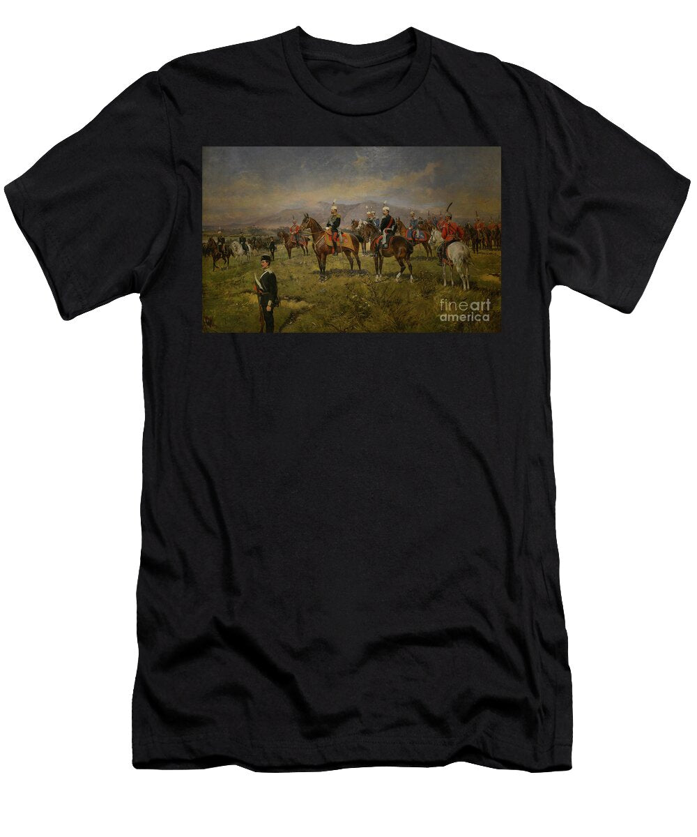 Prince Ferdinand on Manoeuvres 1894 Oil Painting Tadeusz Ajdukiewicz T-Shirt