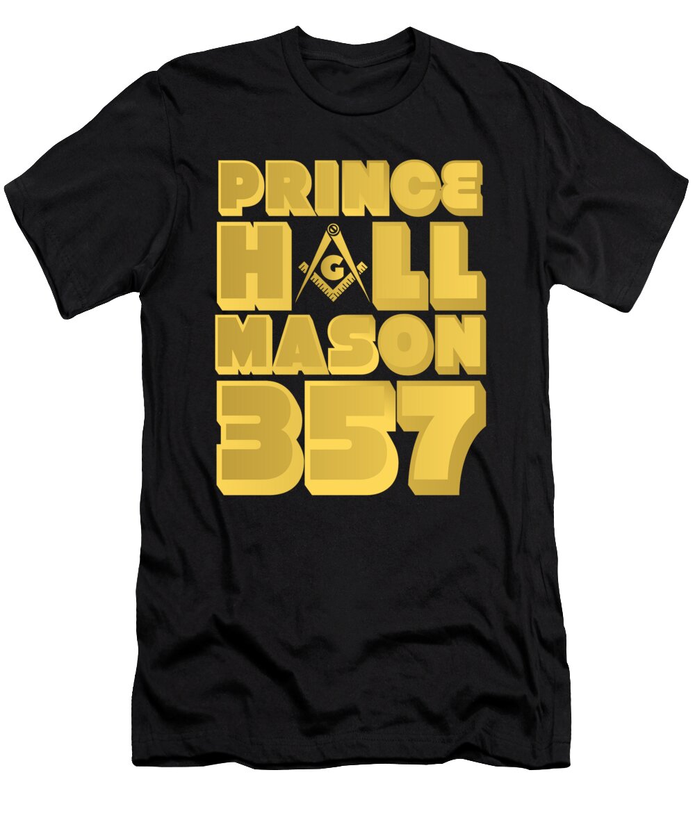 Prince Hall Mason 357 Freemasonry Sign Mason Florian Dold Art T-Shirt
