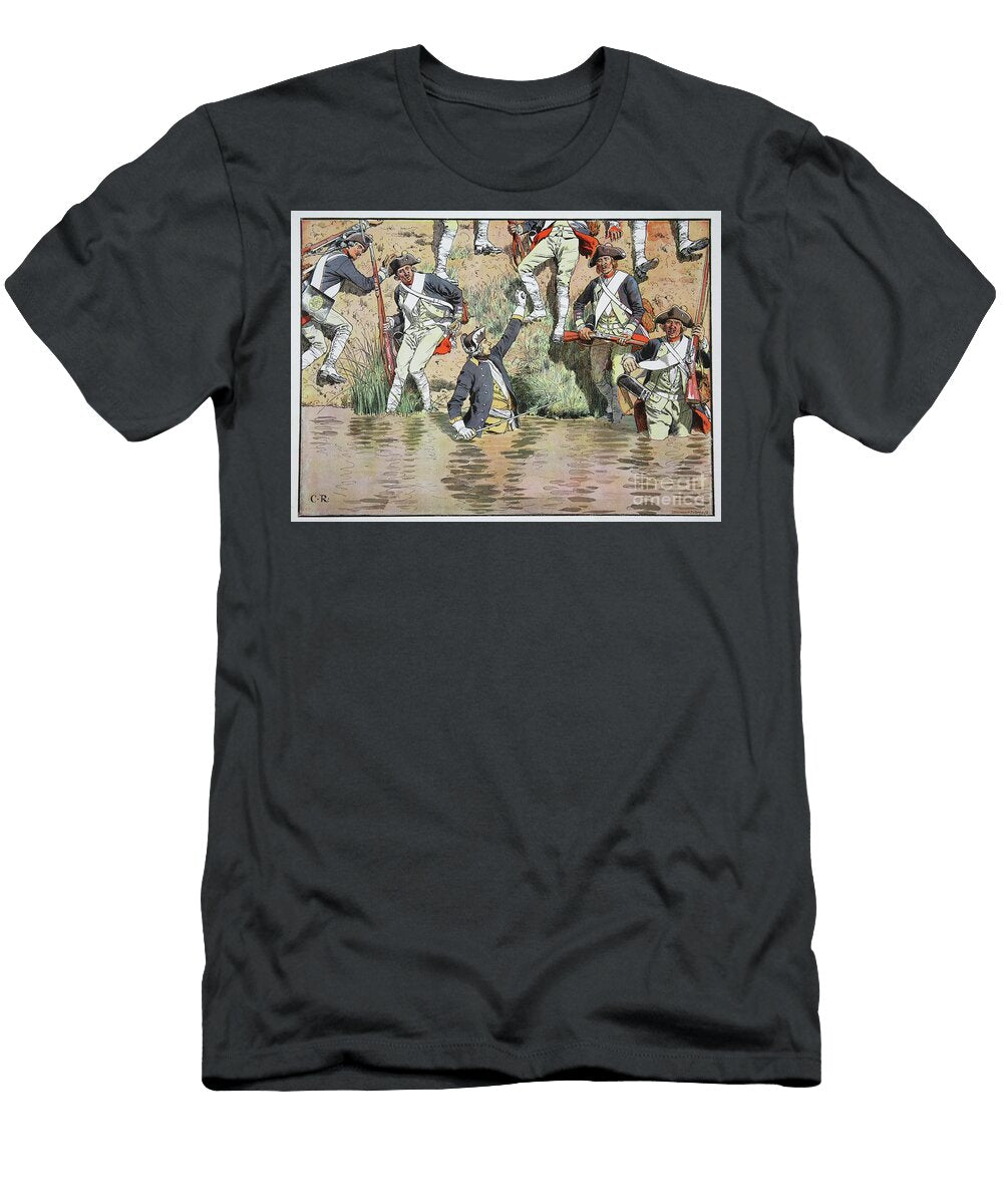 Prince Henry At the Battle of Prague 6 May 1757 Carl Rochling T-Shirt