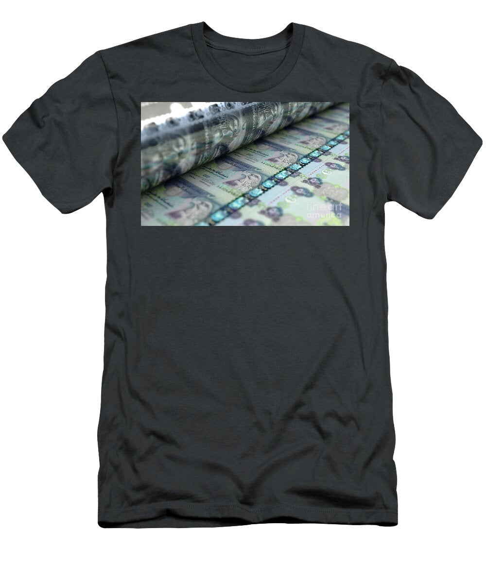 Printing Uae Dirham Notes Allan Swart T-Shirt