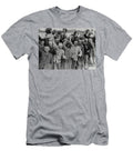 Prisoners Liberation of Dachau Linda Howes Vintage T-Shirt