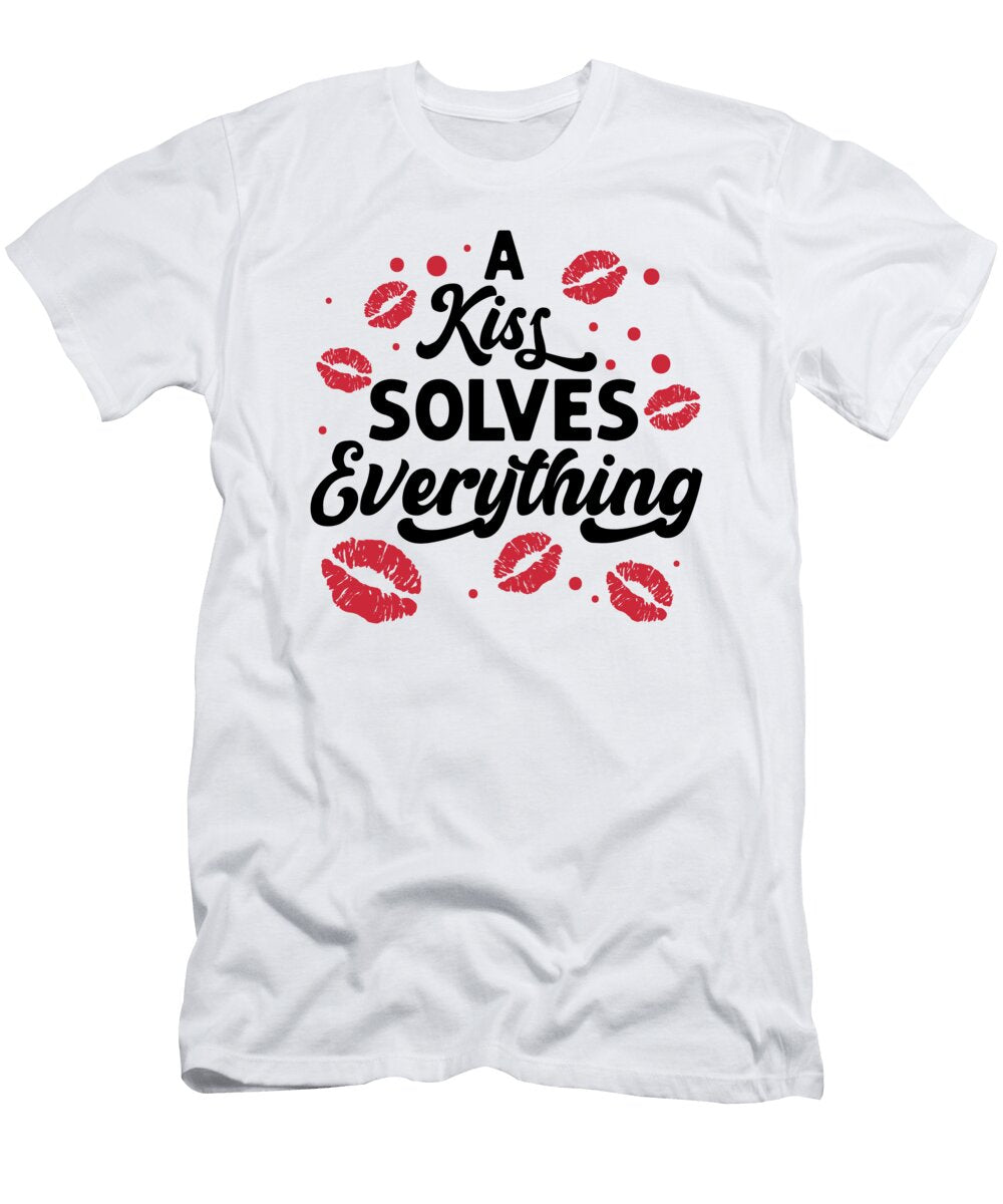 Problem Kissing Solution Relationship Partners Kiss Toms Store T-Shirt