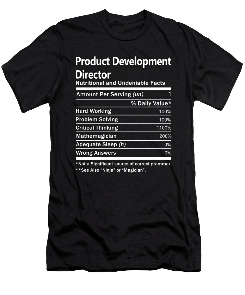 Product Development Director Nutrition Factors Gift Item Shi Hu Kang T-Shirt