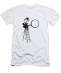 Professor Holding Magnifying Glass Csa Images T-Shirt