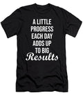 Progress Each Day Hustle Gym Motivational Matthew Chan T-Shirt
