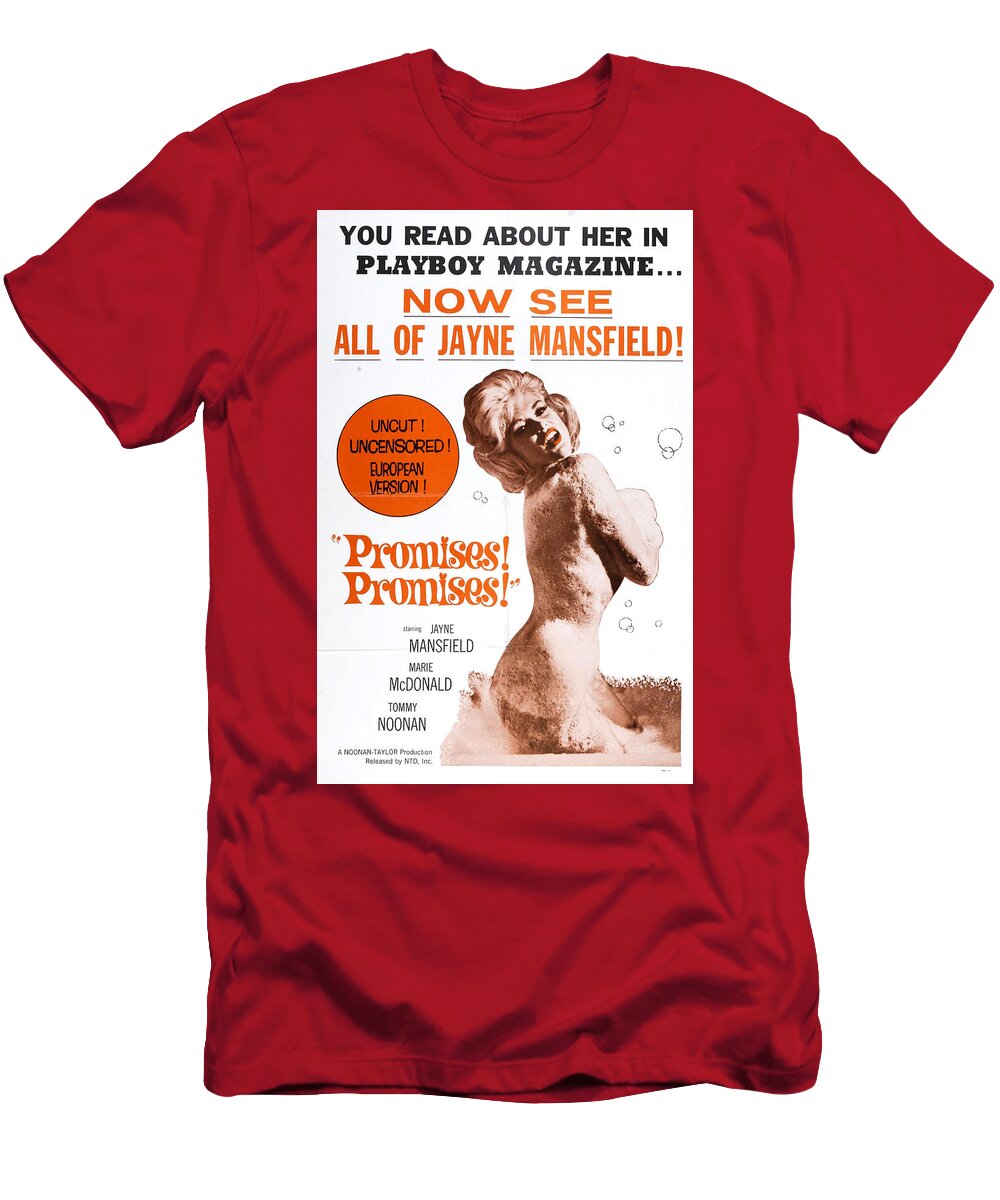 Promises Promises 1963 Jayne Mansfield Original Movie Poster T-Shirt