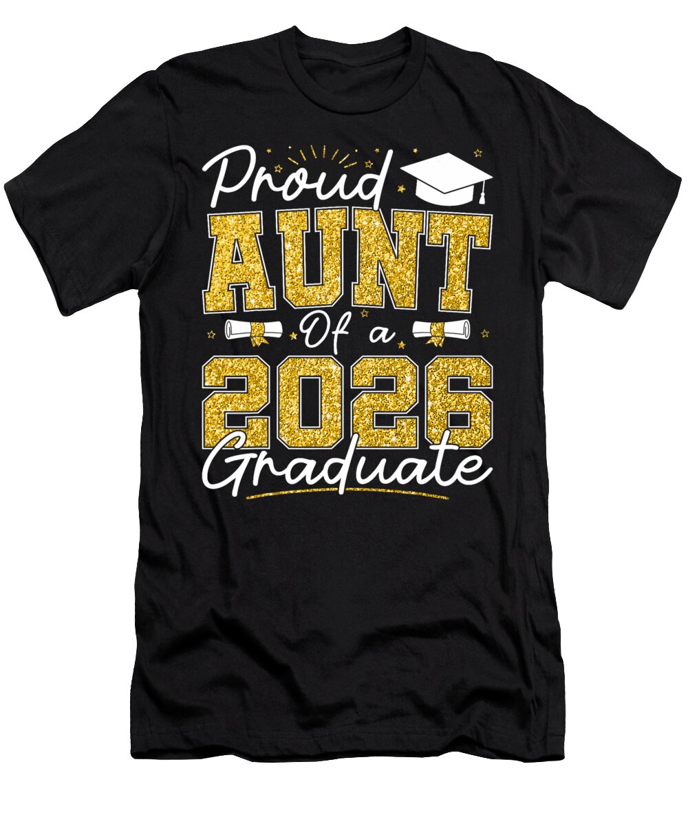 Proud Aunt of a 2026 Graduate Senior 2026 Grad Coami Tacti T-Shirt