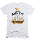 Proud Auntie I 2024 Senior School Color Yellow Millennialdesign T-Shirt