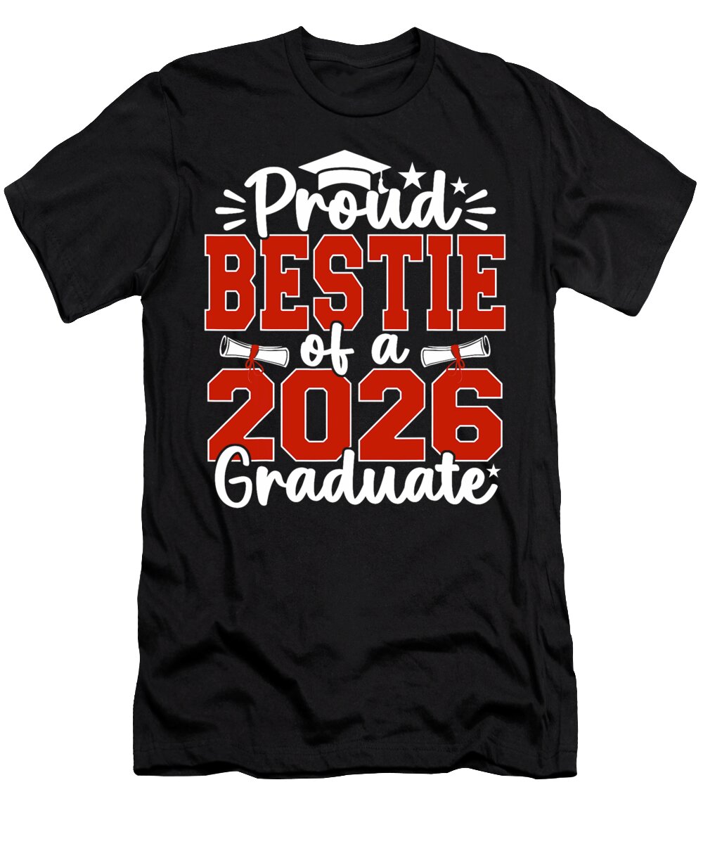Proud Bestie of a Class of 2026 Graduate Senior Coami Tacti T-Shirt