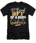 Proud Bff of a 2024 Graduate Class Senior Graduation Friend Thepassionshop T-Shirt