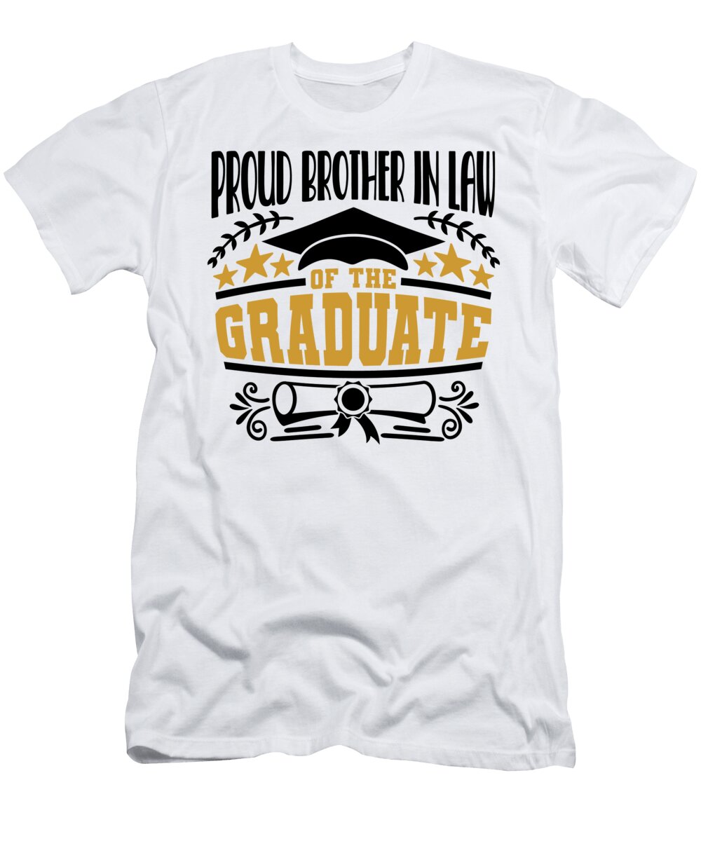 Proud Brother in Law of the Graduate Sweet Birdie Studio T-Shirt