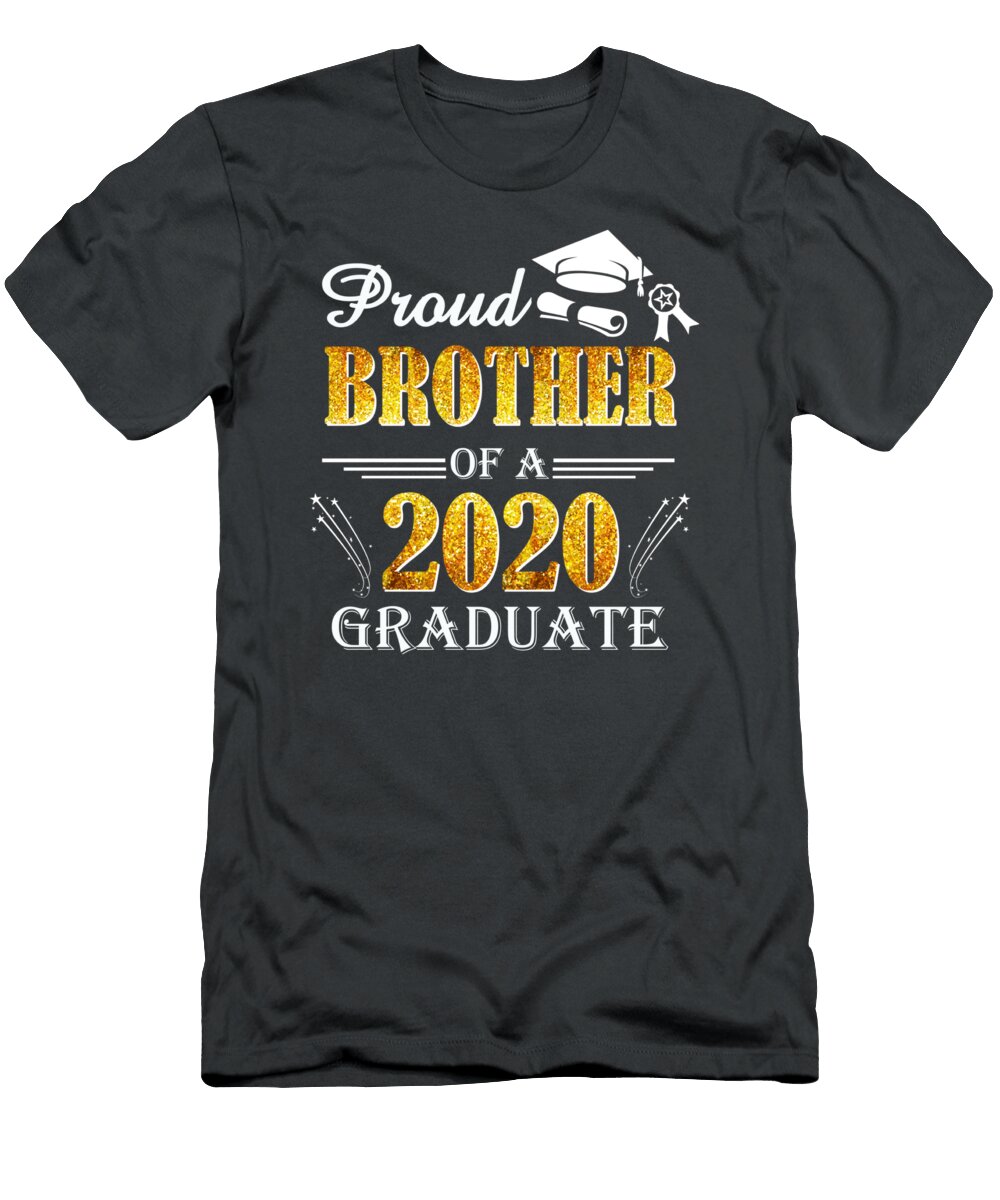 Proud Brother of a Graduate Funny Graduation Andrea Andrew T-Shirt