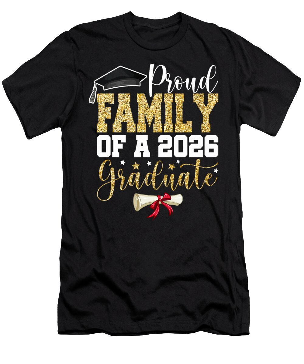 Proud Family of 2026 Senior Graduate Family 2026 Coami Tacti T-Shirt