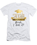 Proud Graduate of 2024 I Bruh I Did It I Yellow Millennialdesign T-Shirt