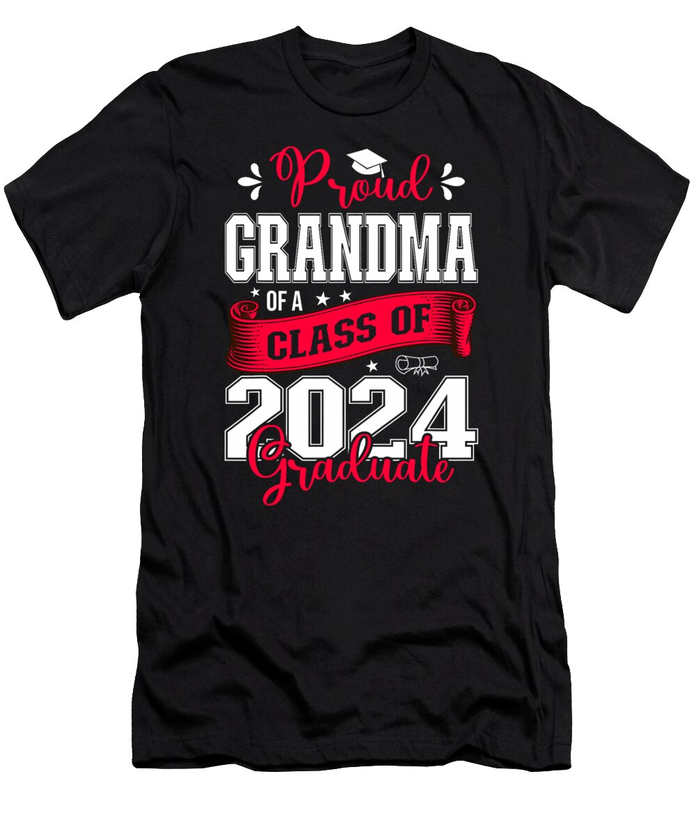 Proud Grandma of a Class of 2024 Graduate for Graduation Thepassionshop T-Shirt