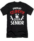 Proud Grandpa of 2024 Senior Graduation Day Family Matching Thepassionshop T-Shirt