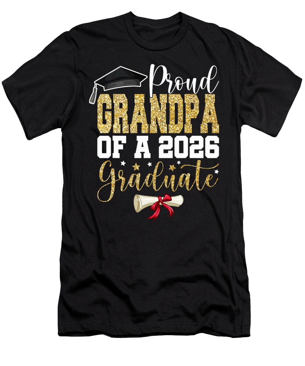 Proud Grandpa of 2026 Senior Graduate Family Coami Tacti T-Shirt