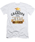 Proud Grandpa of a 2024 Graduate Yellow White Millennialdesign T-Shirt