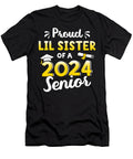 Proud Lil Sister of a Graduation Class of 2024 Graduate Thepassionshop T-Shirt