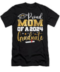 Proud Mom of a 2024 Graduate Class Senior Graduation Mother Thepassionshop T-Shirt