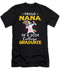 Proud Nana of a 2024 College Graduate Unicorn Dabbing Thepassionshop T-Shirt