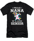 Proud Nana of a 2024 Senior Graduate Unicorn Dabbing Thepassionshop T-Shirt
