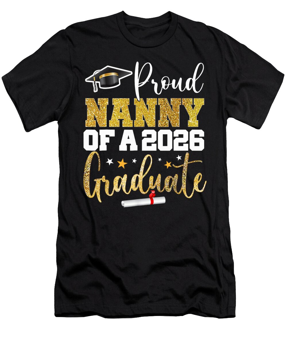 Proud Nanny of a Class of 2026 Graduate Senior Coami Tacti T-Shirt
