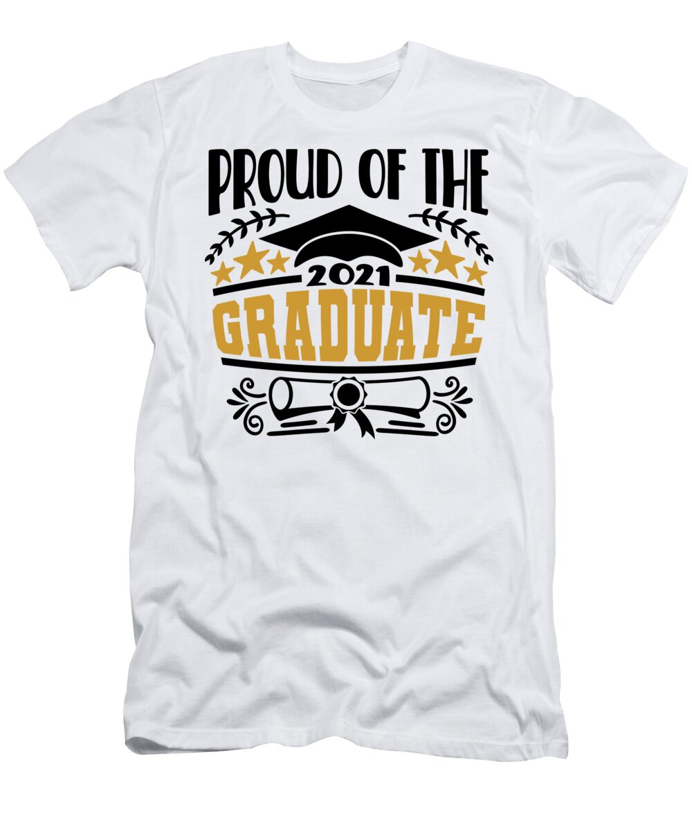 Proud of the 2021 Graduate Sweet Birdie Studio T-Shirt