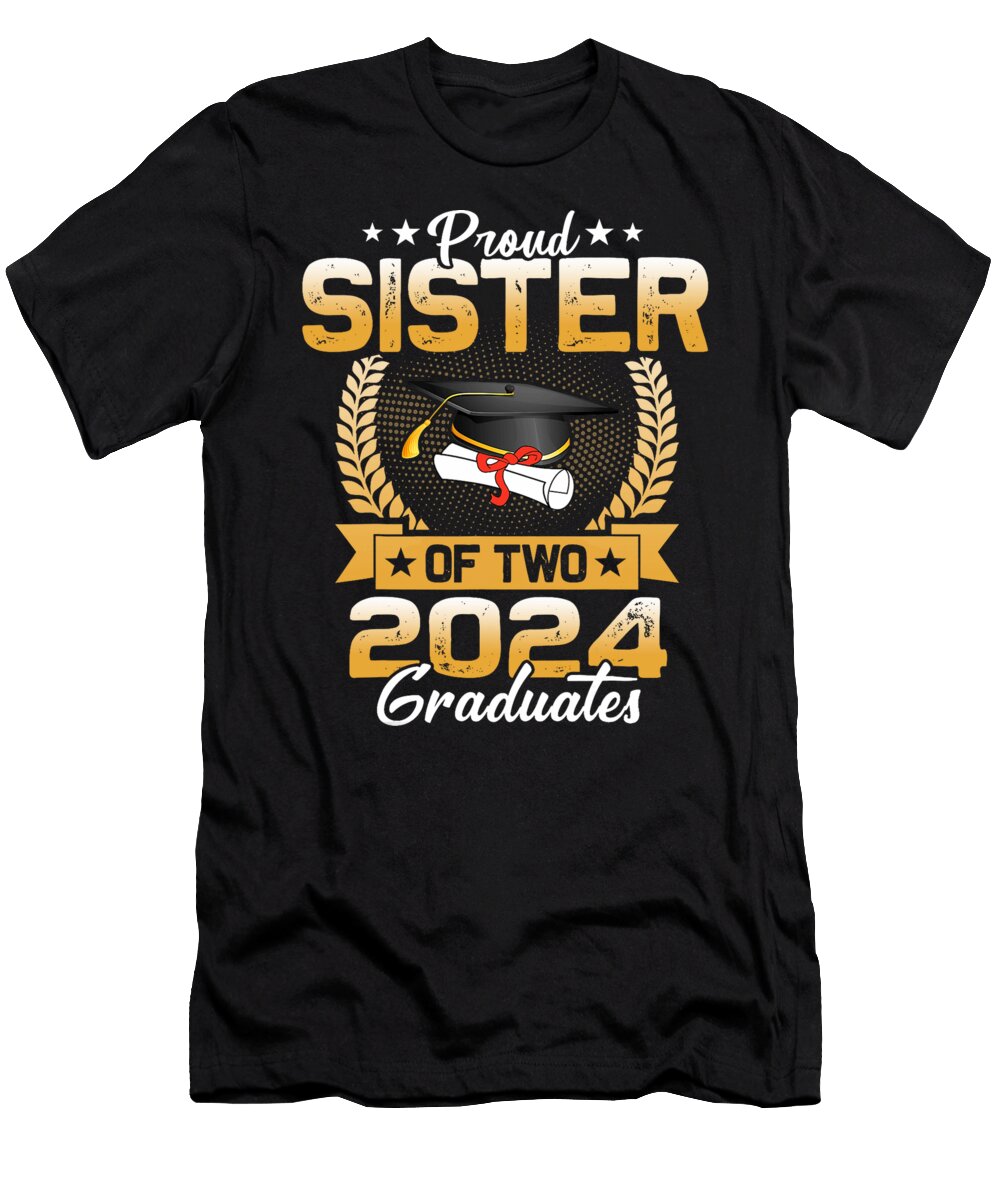Proud Sister of Two 2024 Graduates Senior Thepassionshop T-Shirt