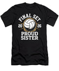 Proud Volleyball Sister Class of 2026 Final Coami Tacti T-Shirt