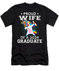 Proud Wife of a 2024 Graduate Senior Unicorn Dabbing Thepassionshop T-Shirt