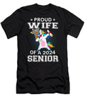 Proud Wife of a 2024 Senior Graduate Unicorn Dabbing Thepassionshop T-Shirt