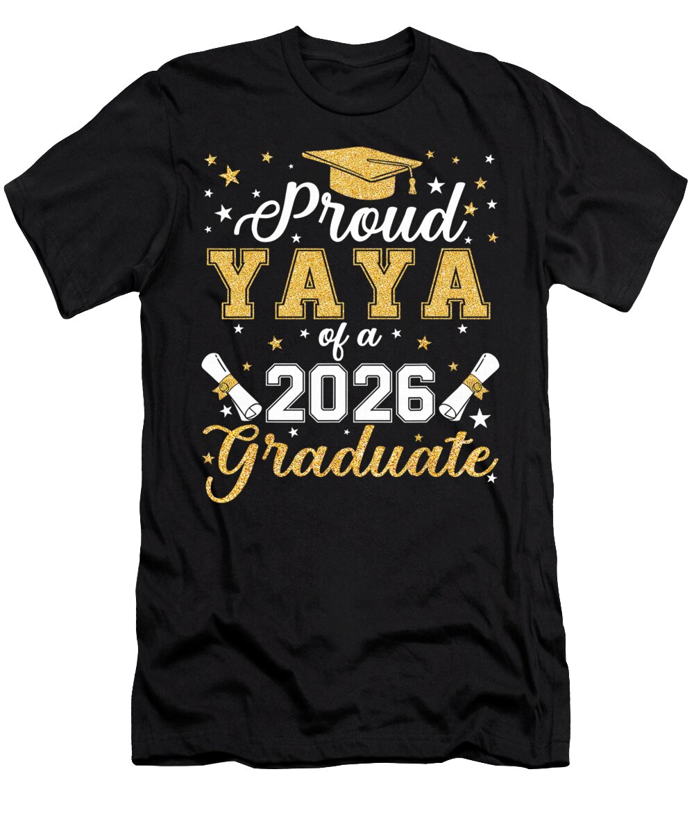 Proud Yaya of a Class of 2026 Graduate 2026 Yaya Coami Tacti T-Shirt
