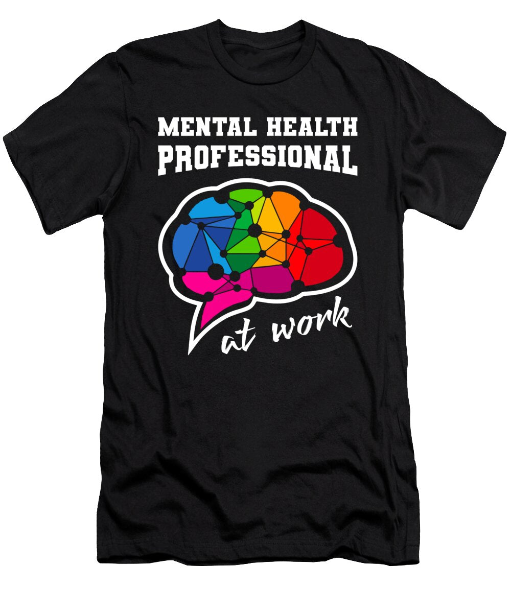 Psychology Cool Psychologist Mental Health Awareness Crazy Squirrel T-Shirt