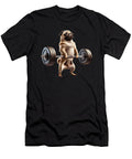 Pug Deadlift Weightlifting Funny Fitness Workout Gym Dog Lover Job T-Shirt